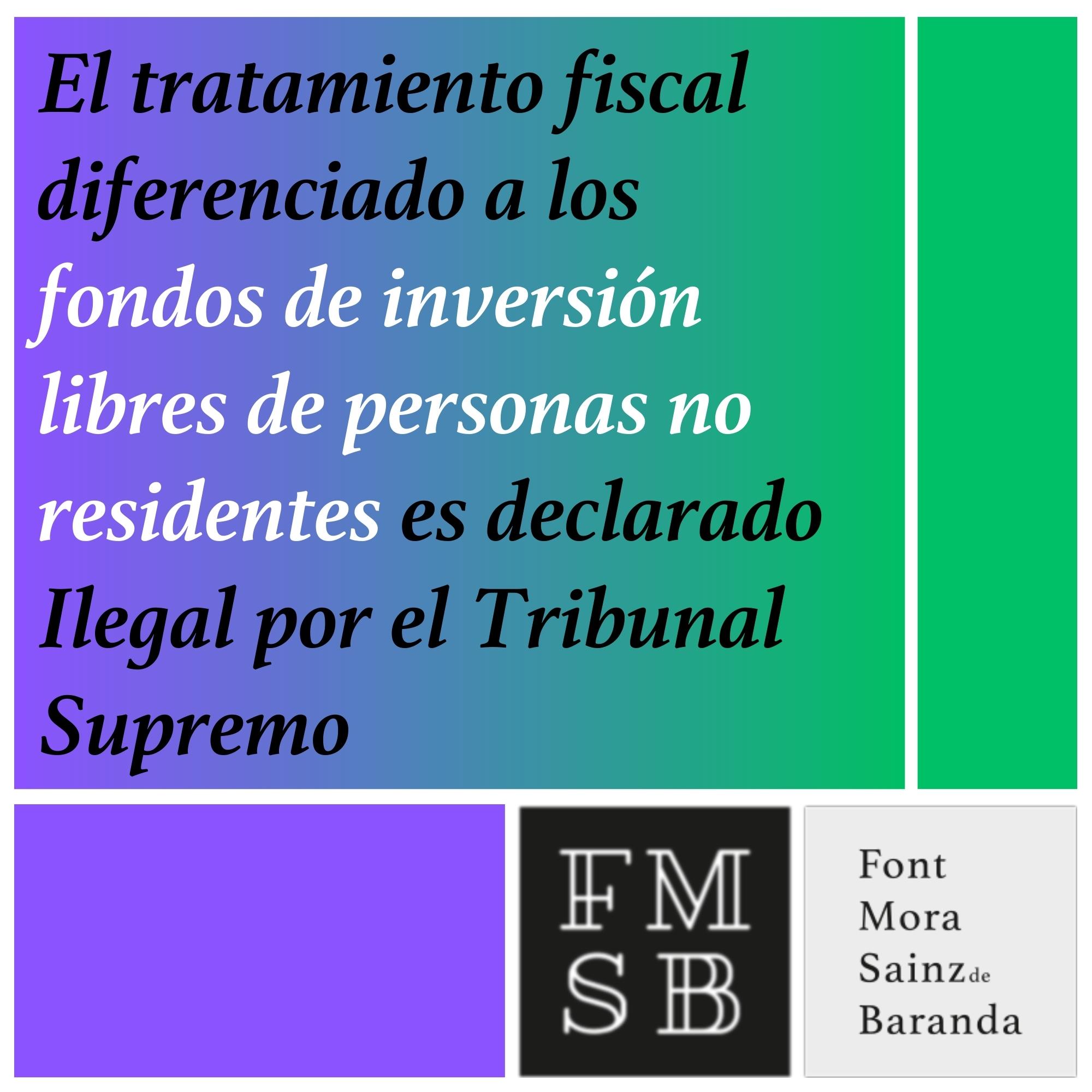 El Tratamiento Fiscal Diferenciado A Los Fondos De Inversión Libres De ...